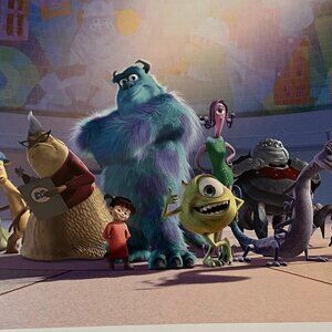 Disney Commemorative Monster's.com Lithographics